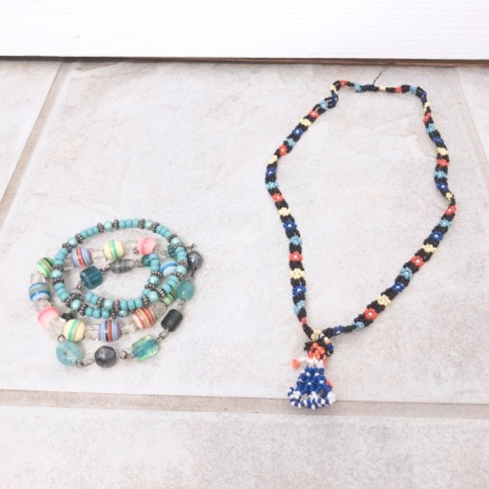 NEW Bead Bracelets and Necklace